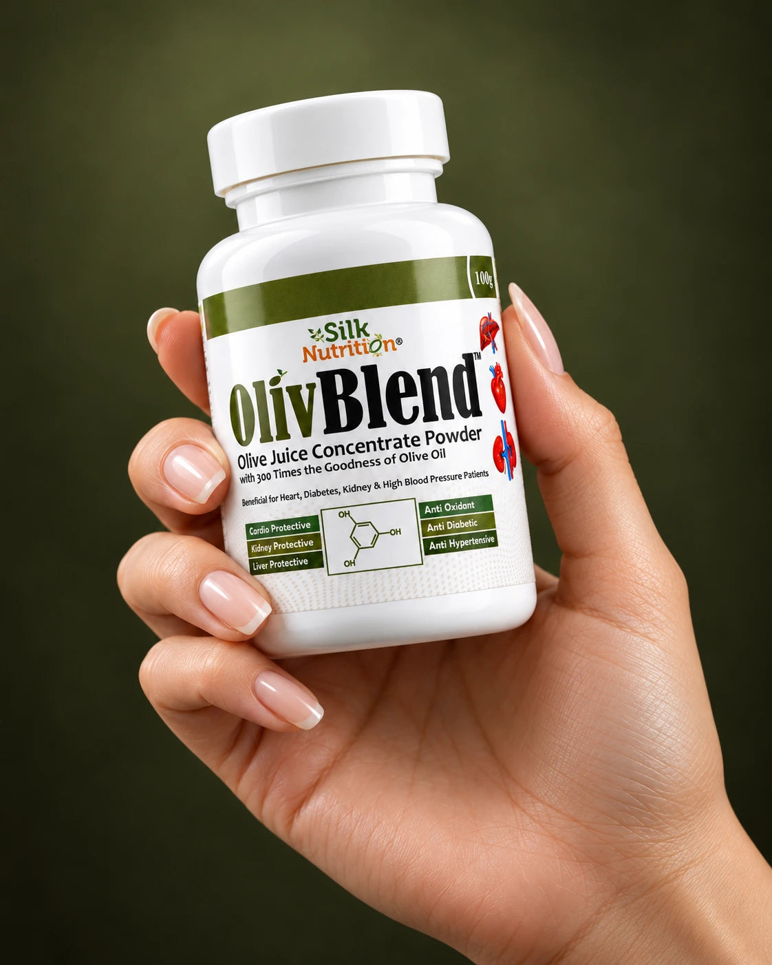 Oliv Blend – Olive Juice Concentrate Powder