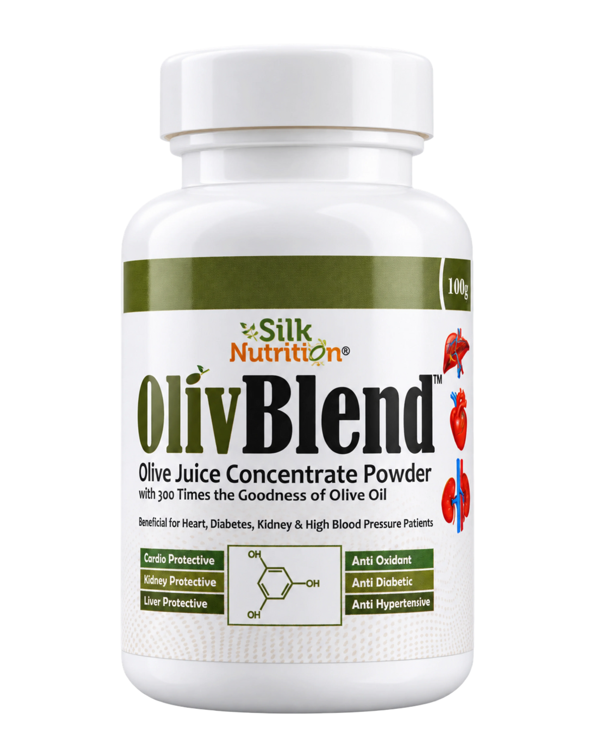 Oliv Blend – Olive Juice Concentrate Powder