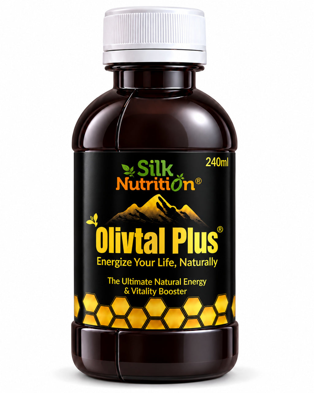 Olivtal Plus – Natural Energy & Vitality Support Syrup | 240ml