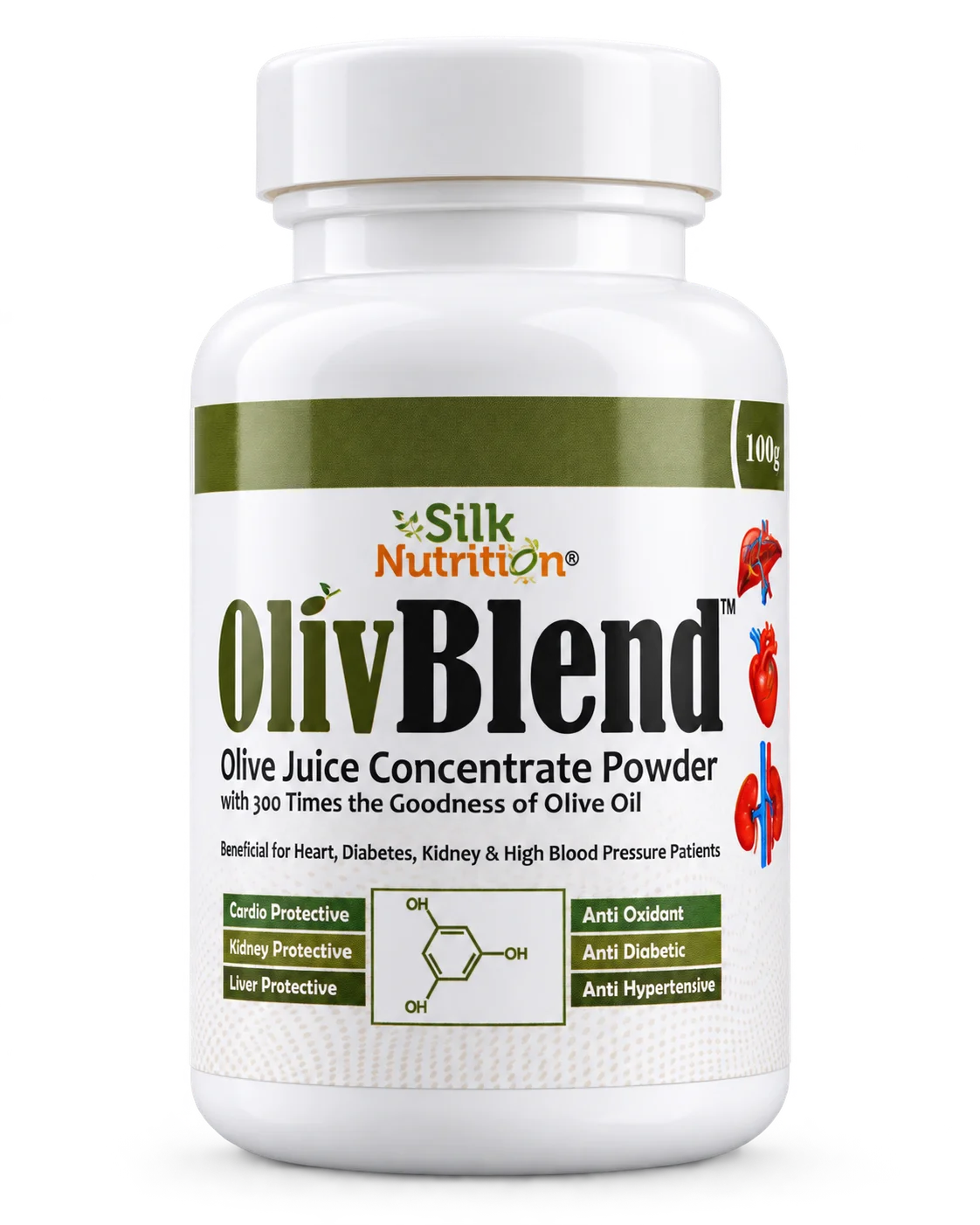 Oliv Blend – Olive Juice Concentrate Powder