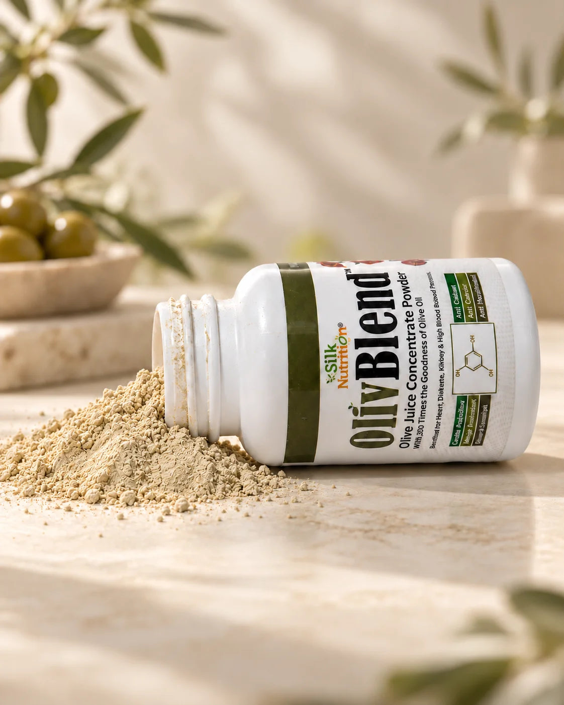 Oliv Blend – Olive Juice Concentrate Powder