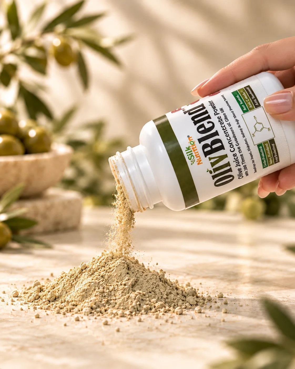 Oliv Blend – Olive Juice Concentrate Powder