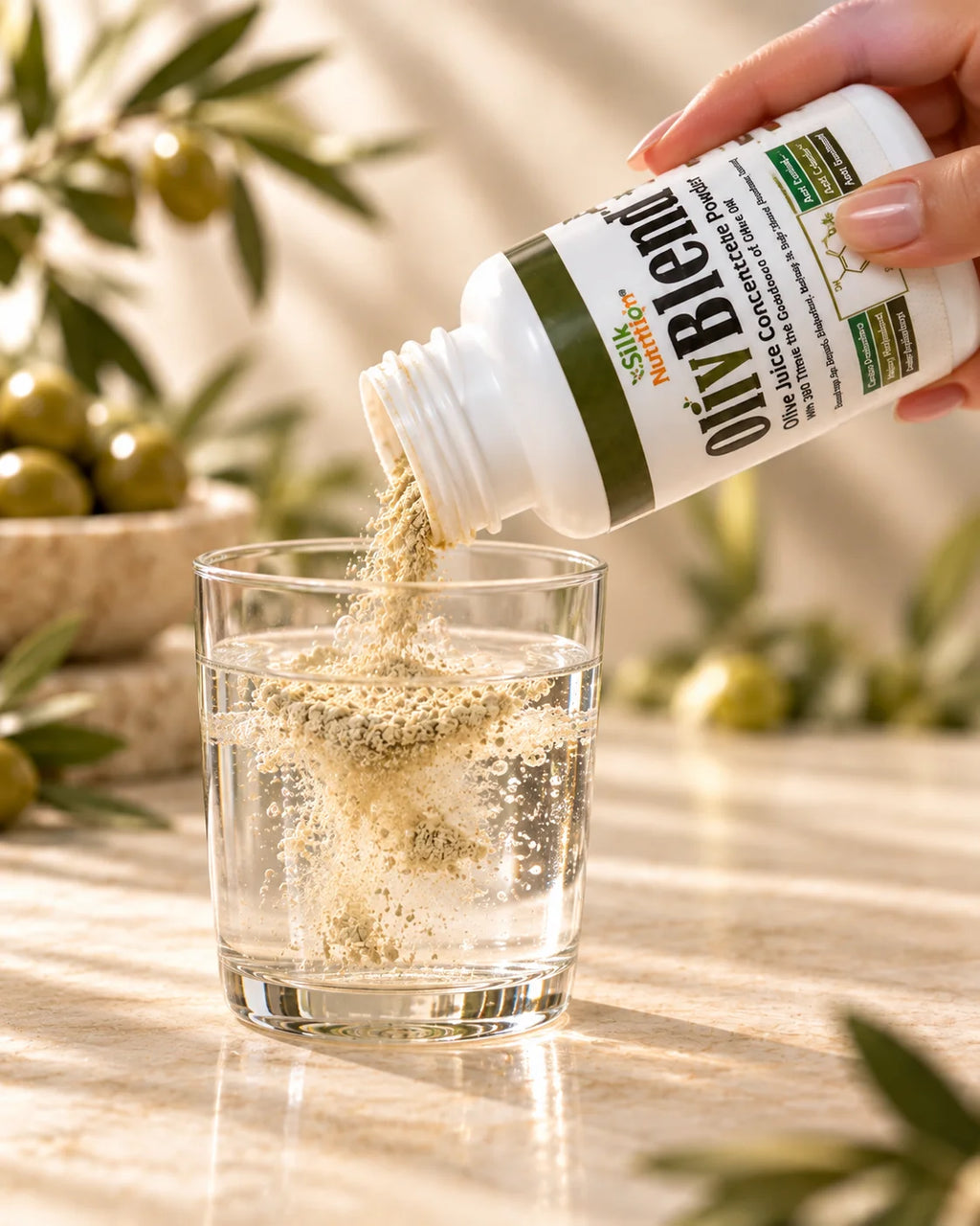 Oliv Blend – Olive Juice Concentrate Powder